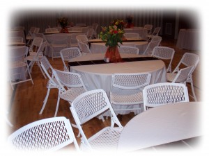 table and chair rental