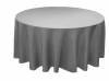 Silver table linen rental