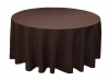 Brown table linen rental