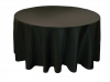 Black table linen rental