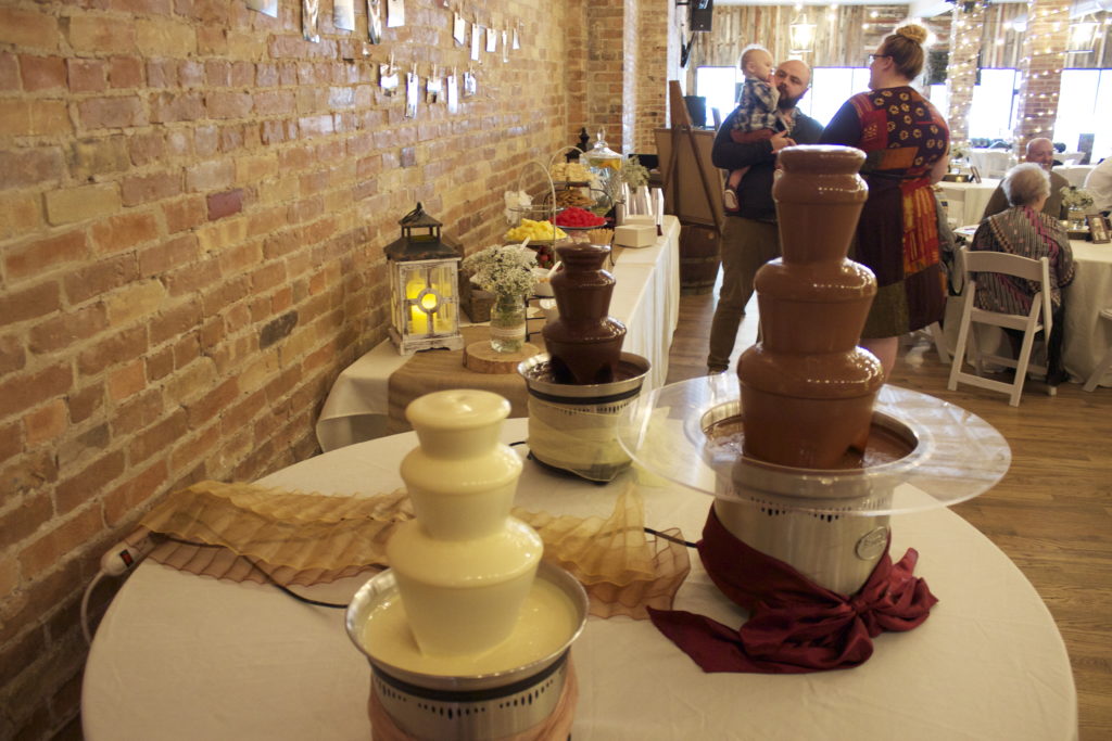 Catering chocolate fountains