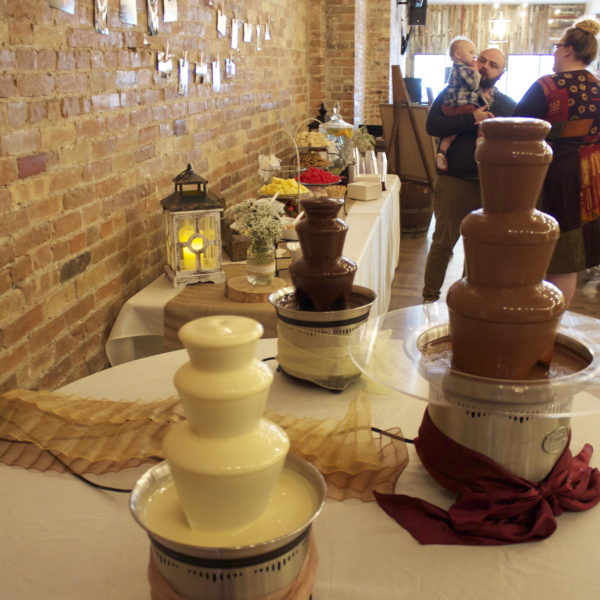 Catering chocolate fountains