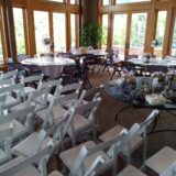 white wedding chair rental