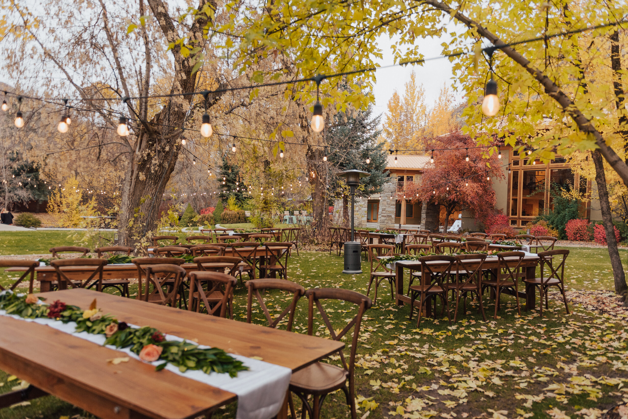 Farm tables and chairs