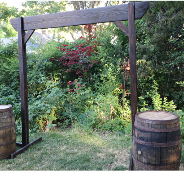 Wood Arch Backdrop