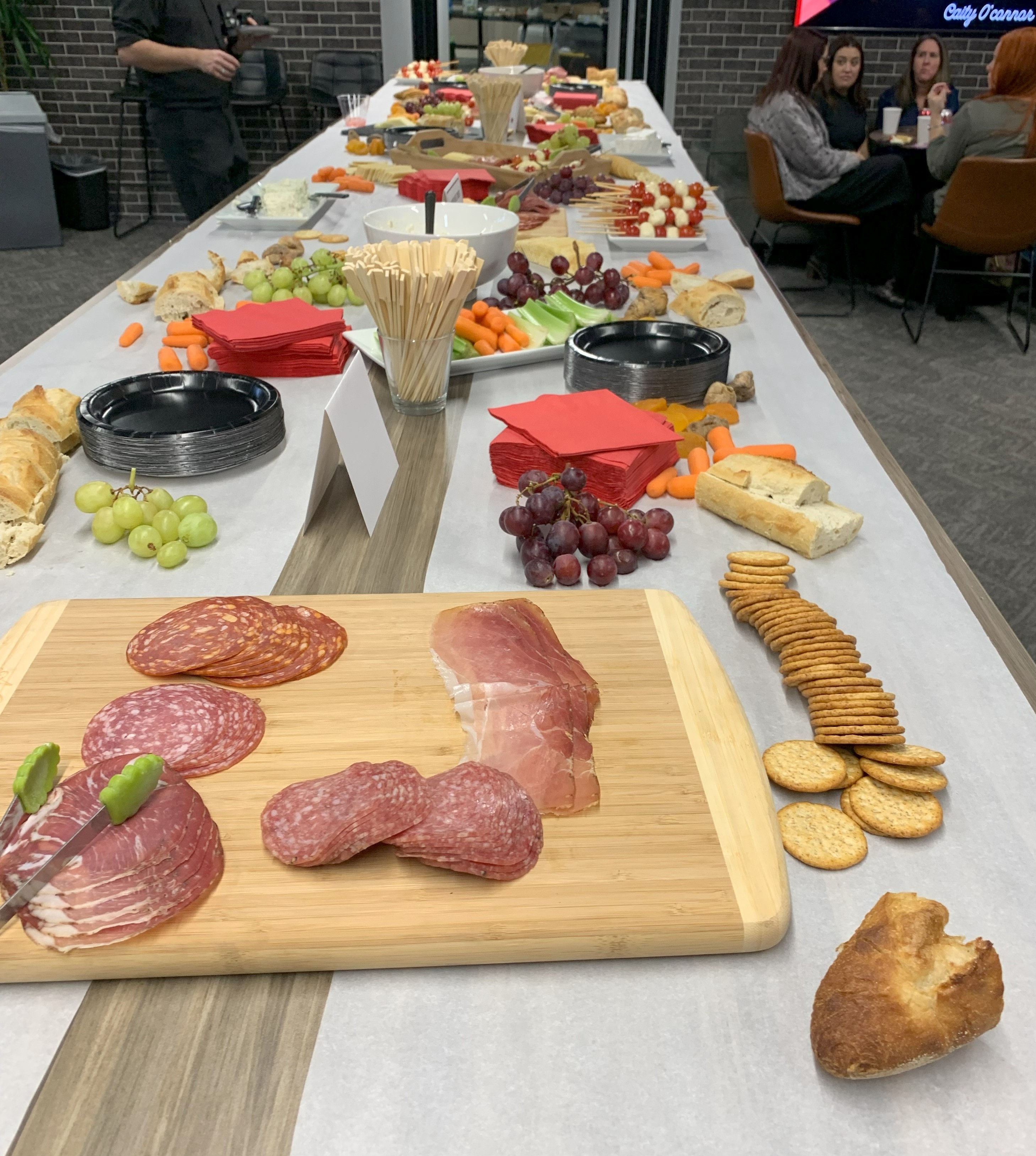 Charcuterie tables