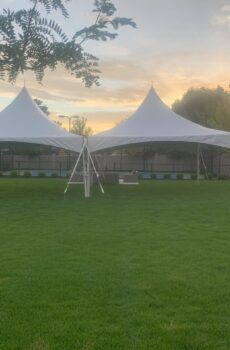 20 X 20 High Peak Tent rental