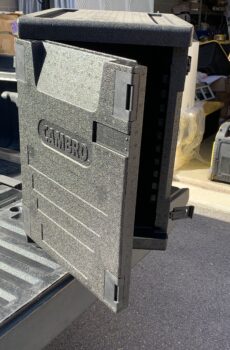 insulated food transport container